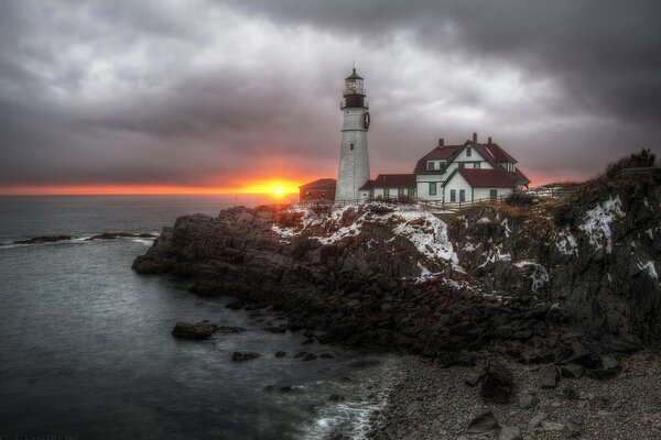 Cape Elizabeth in the United States of America