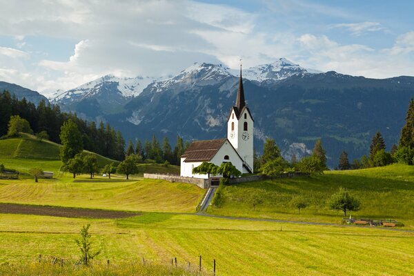 Église en plein air en Suisse