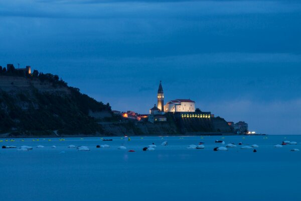 Beautiful landscape on the Adriatic sea