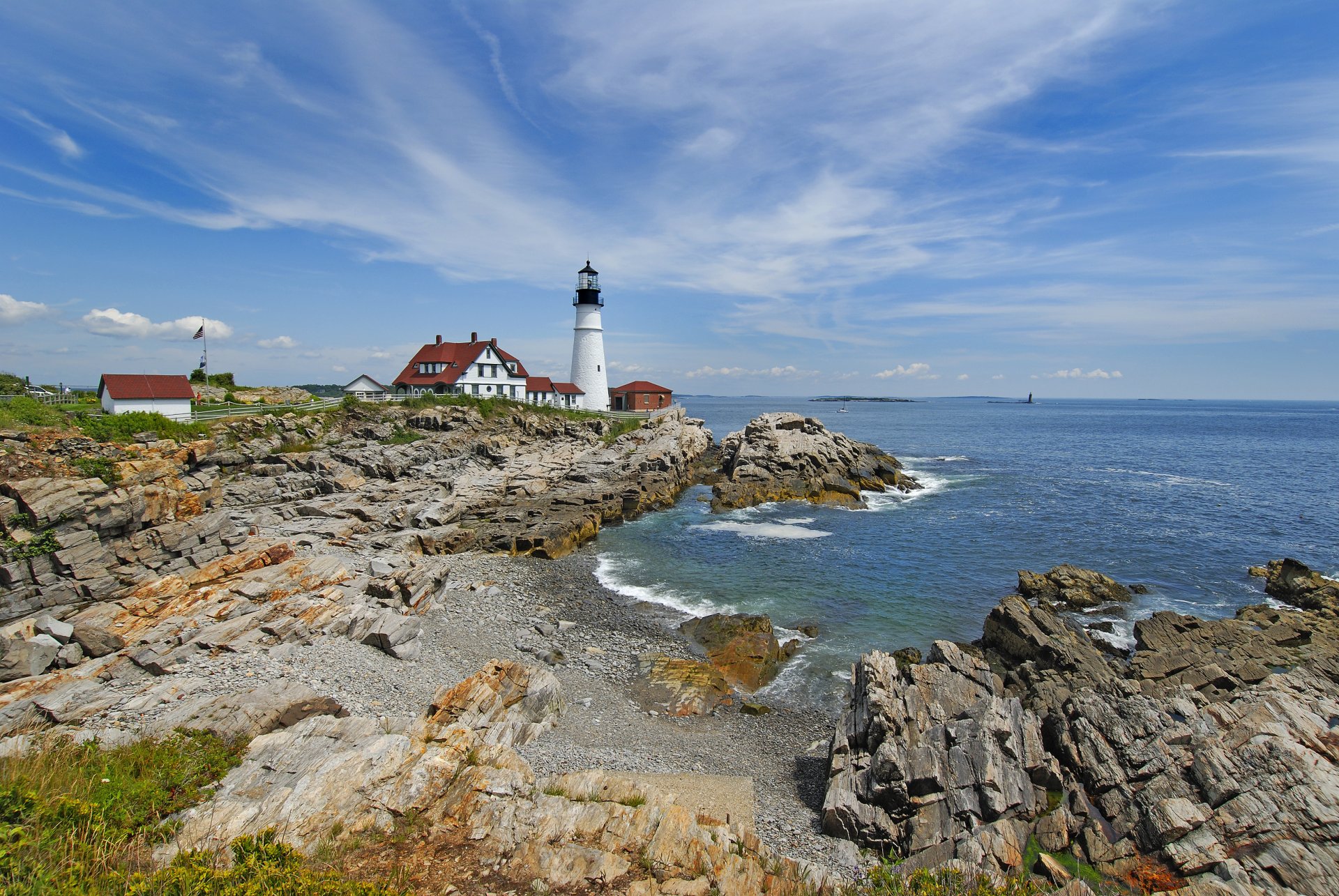 landscape sea lighthouse