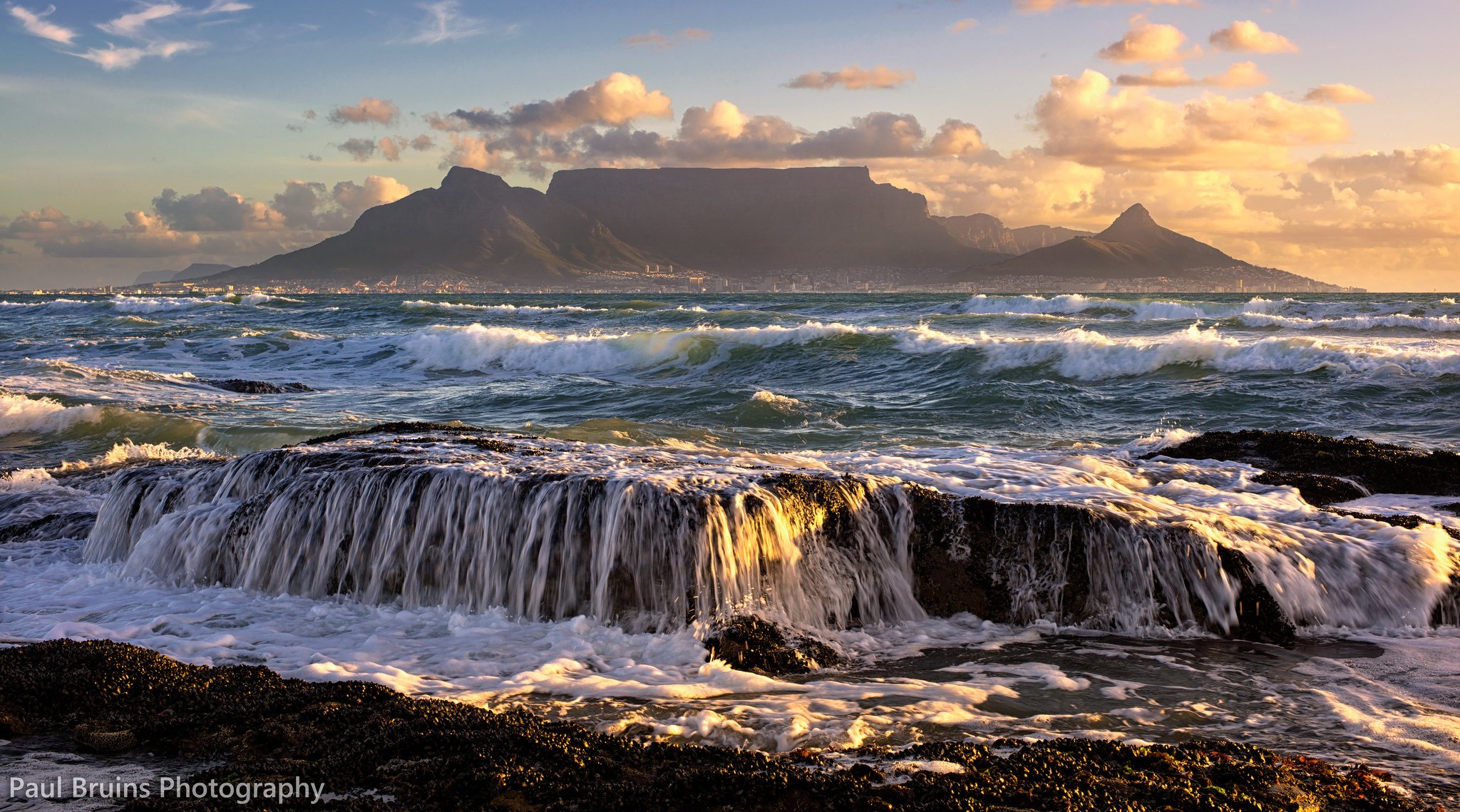 città del capo sudafrica sudafrica oceano montagne