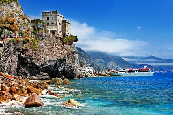 Italy, Monterosso al mare fortress