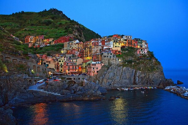 Manarola cinque terre, Italien