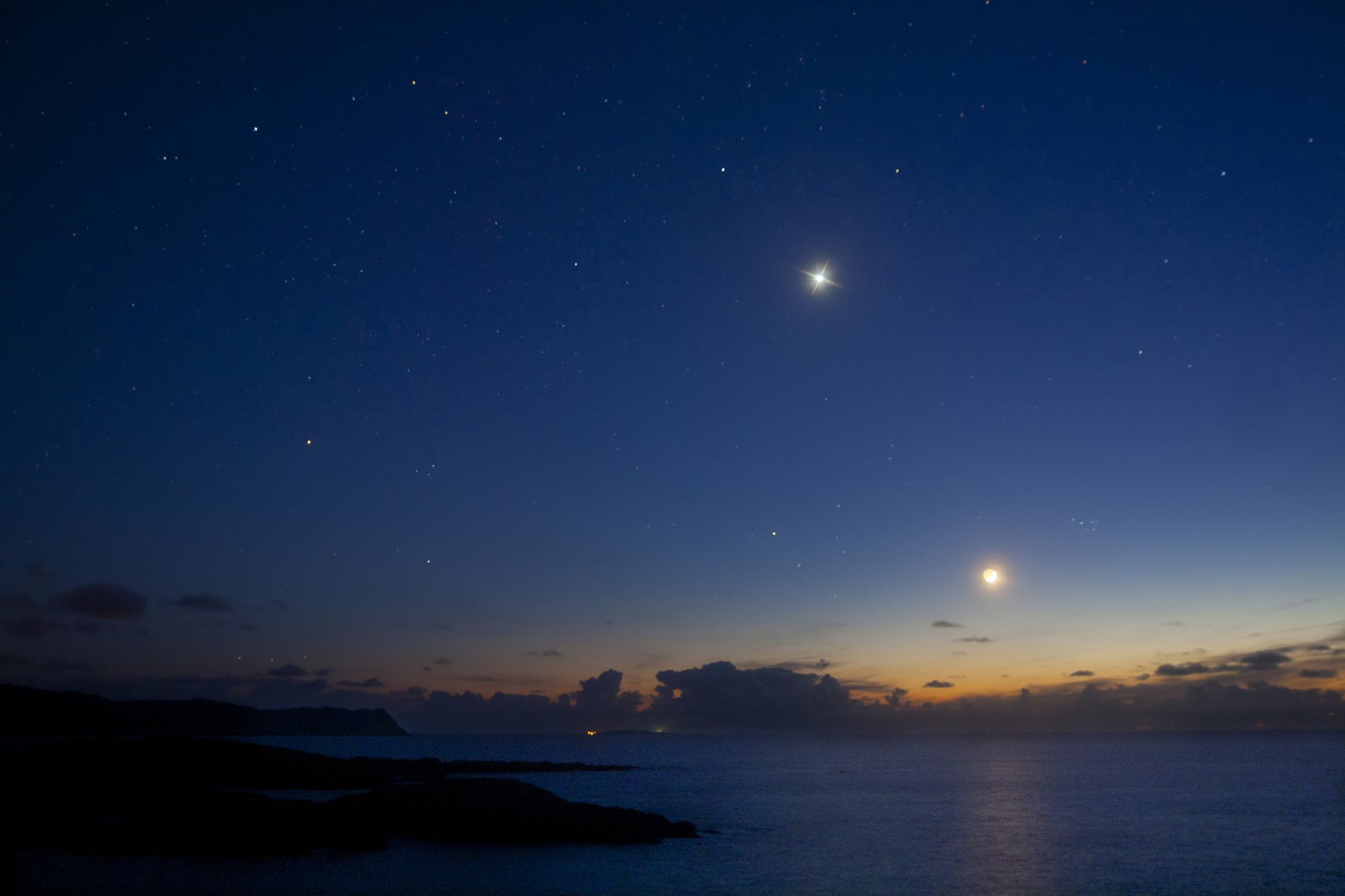 moon venus coast donegal