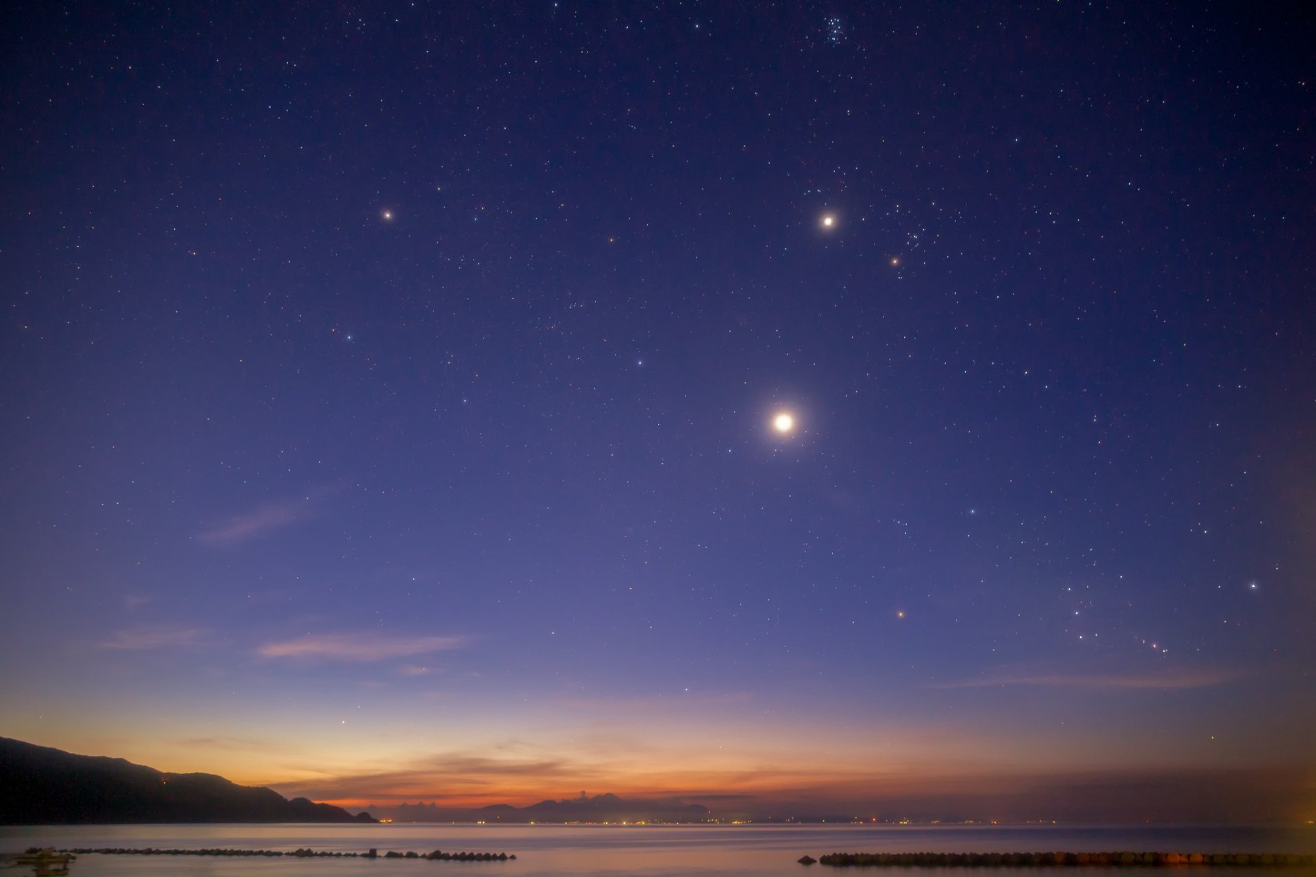 cielo costellazione paesaggio