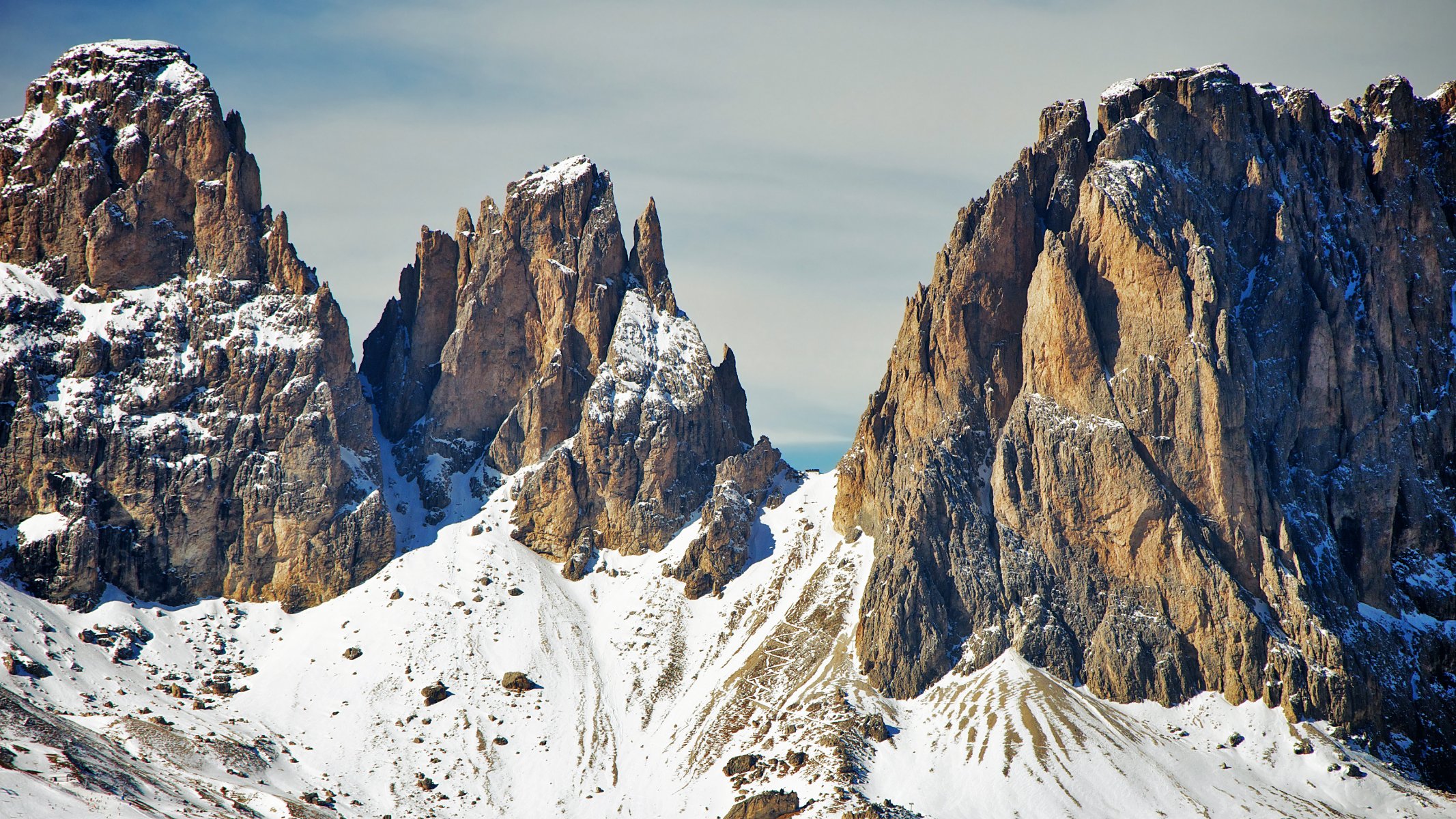 montañas invierno dolomitas alpes del sur italia