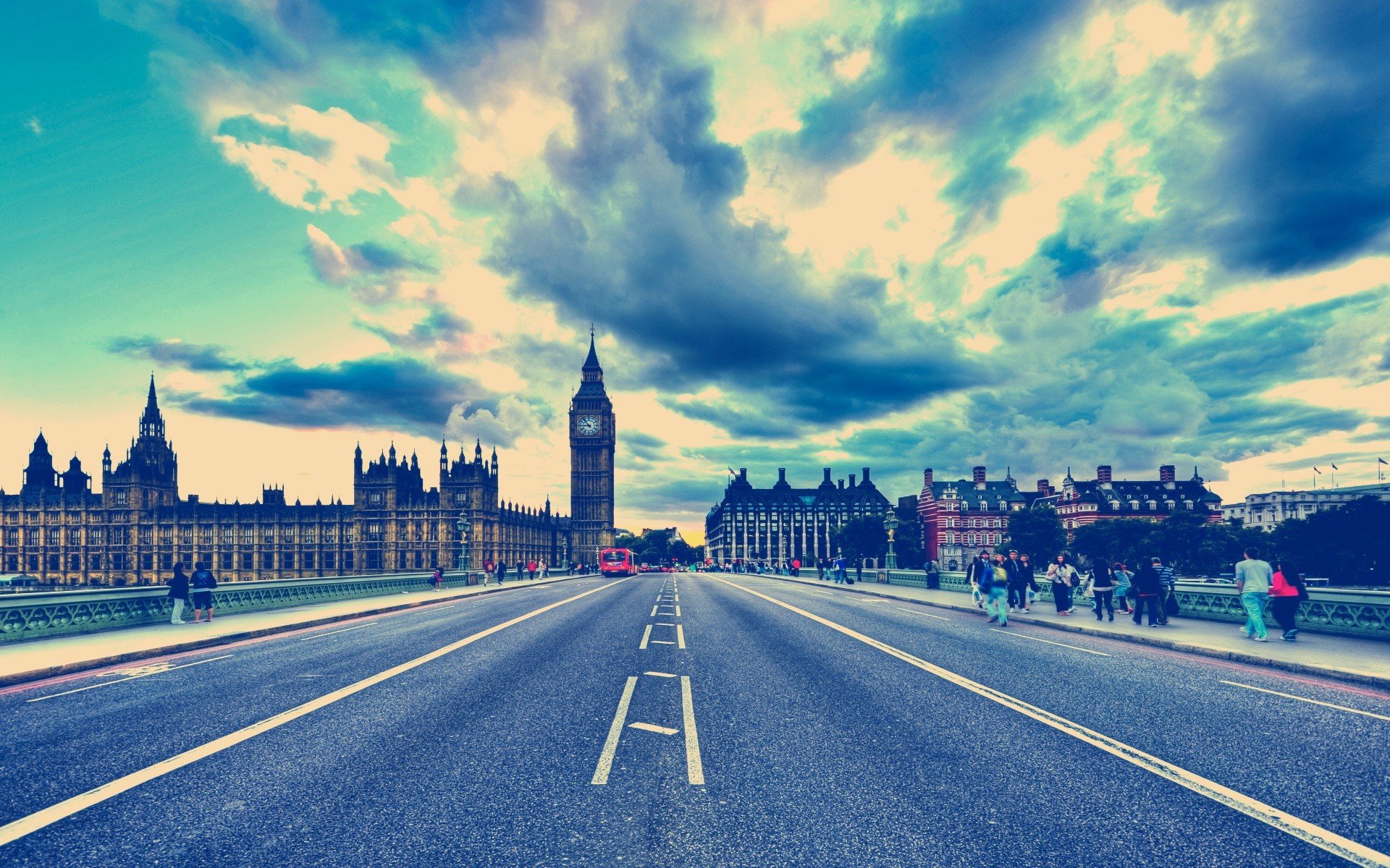 nature landscape town london big ben road people man background wallpaper sky cloud