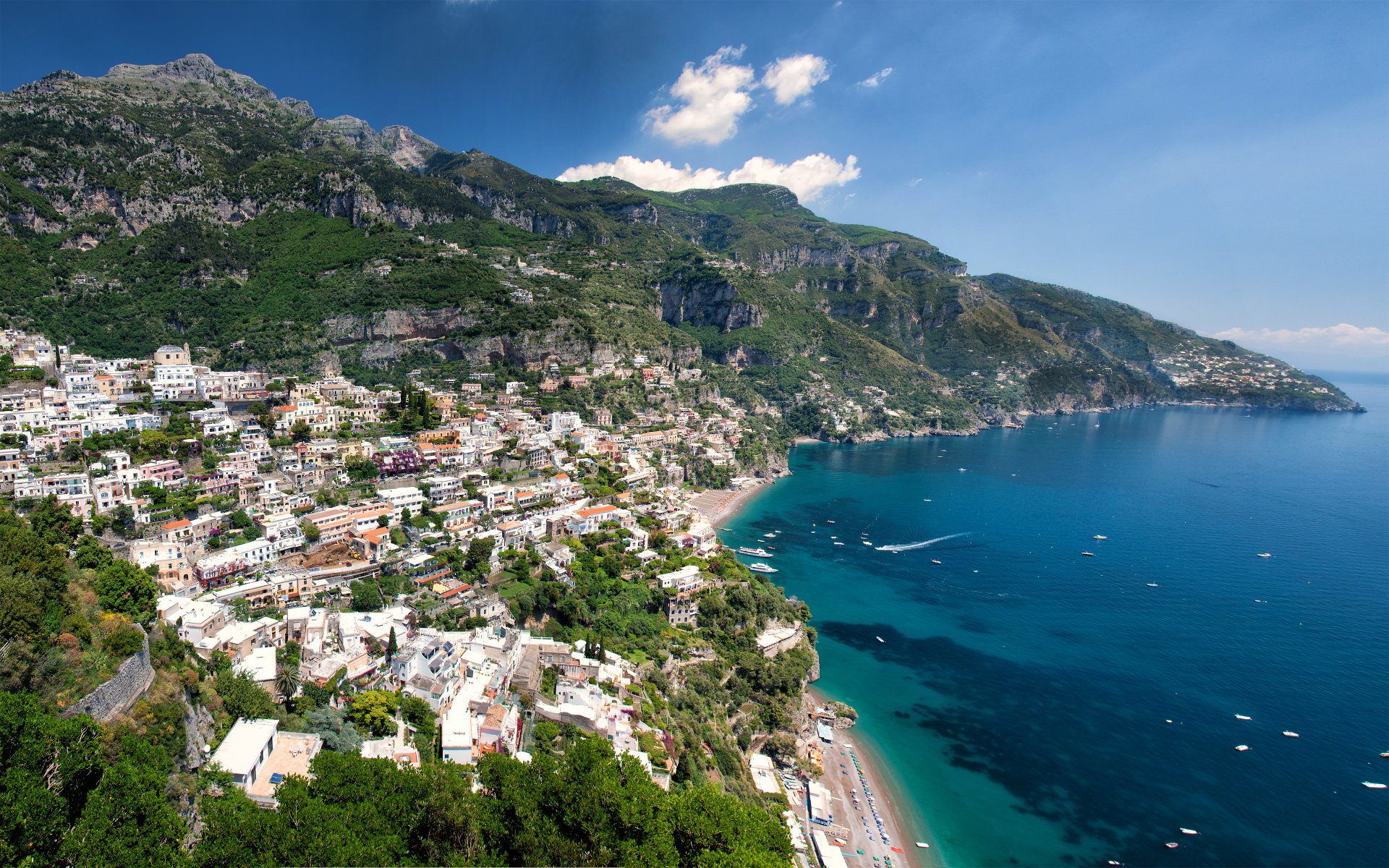 italia positano amalfi mar