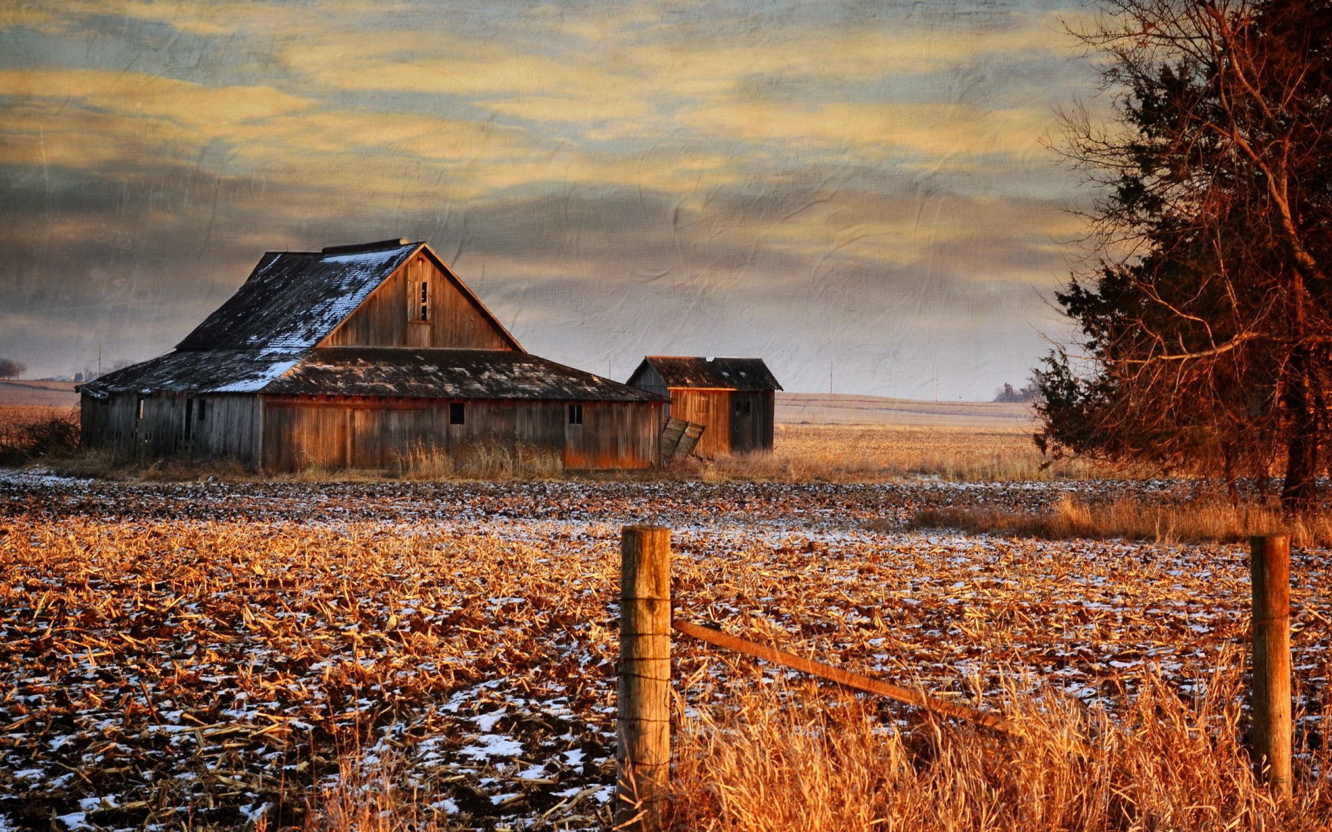 landscape house background style