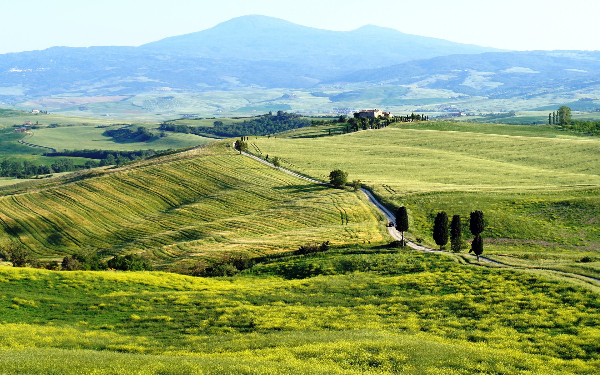 włochy toskania pienza terrapille