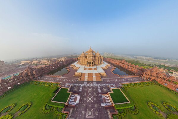 India delhi from a bird s eye view