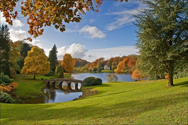 Parc d automne en Angleterre