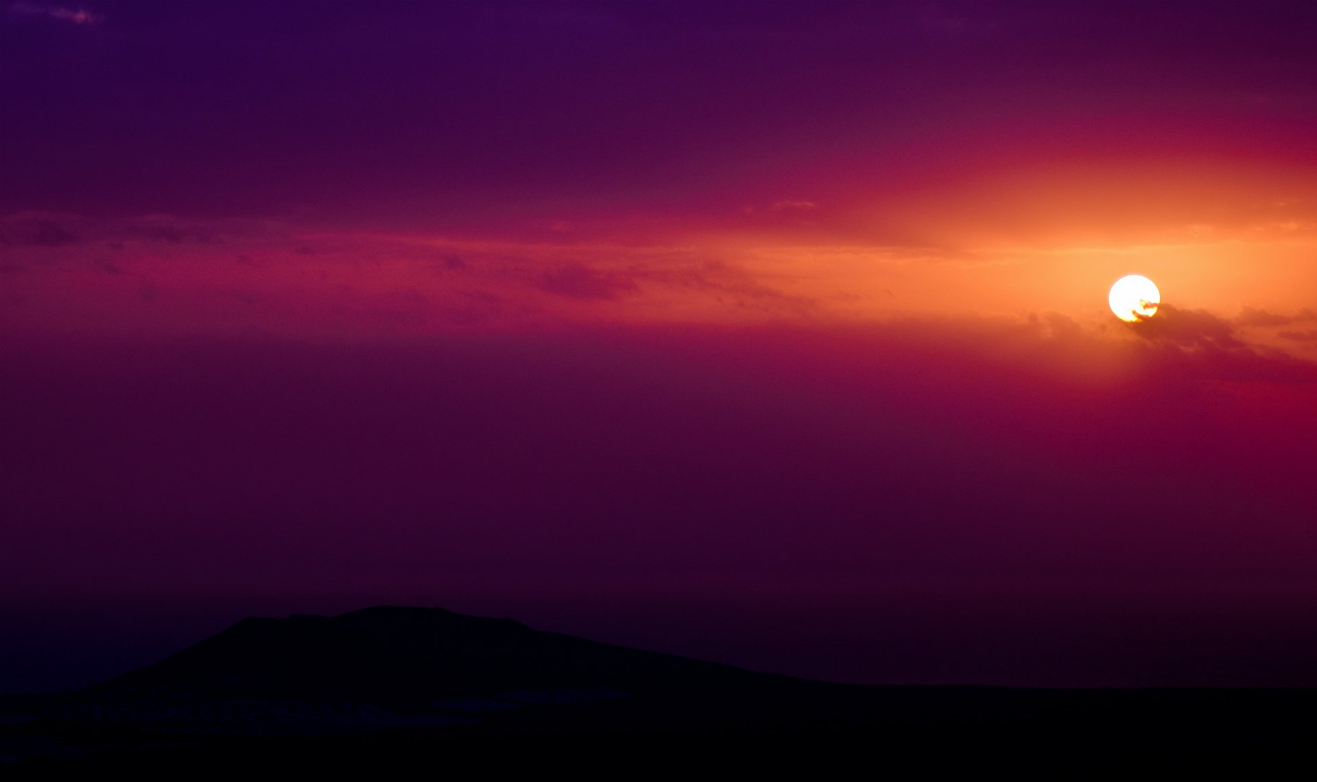 night sun orange bright sunset sky cloud