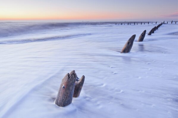 Mare innevato in Velikabritania