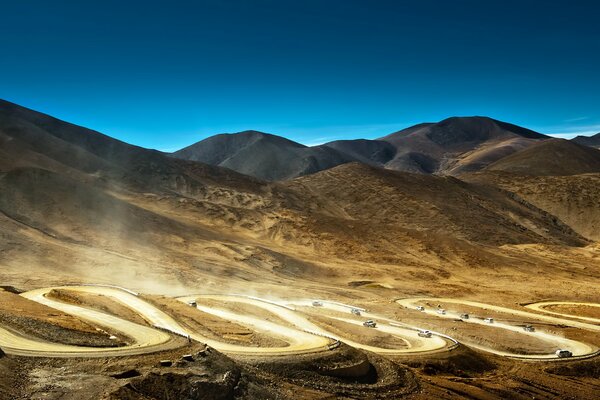 Chinese Mountains Mountain Road