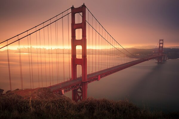 Le célèbre pont de San Francisco