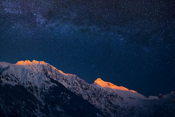 Die Milchstraße in den Bayerischen Alpen