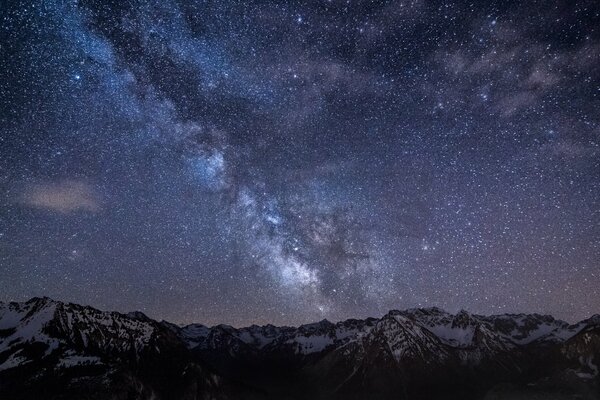 La voie lactée et les étoiles en Allemagne sont rares