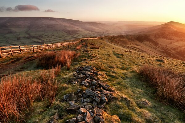 Incredible tro valley with hills