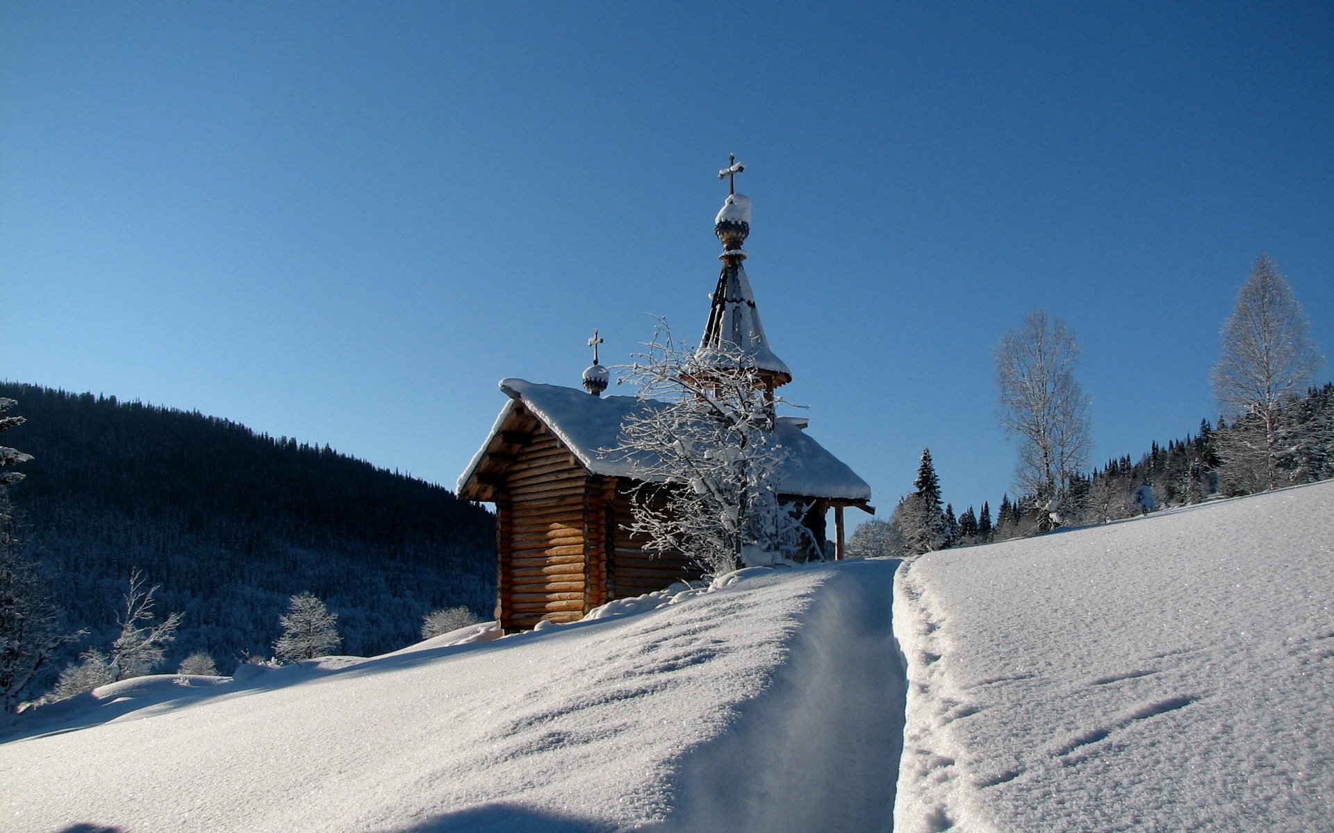 tempel winter himmel schnee