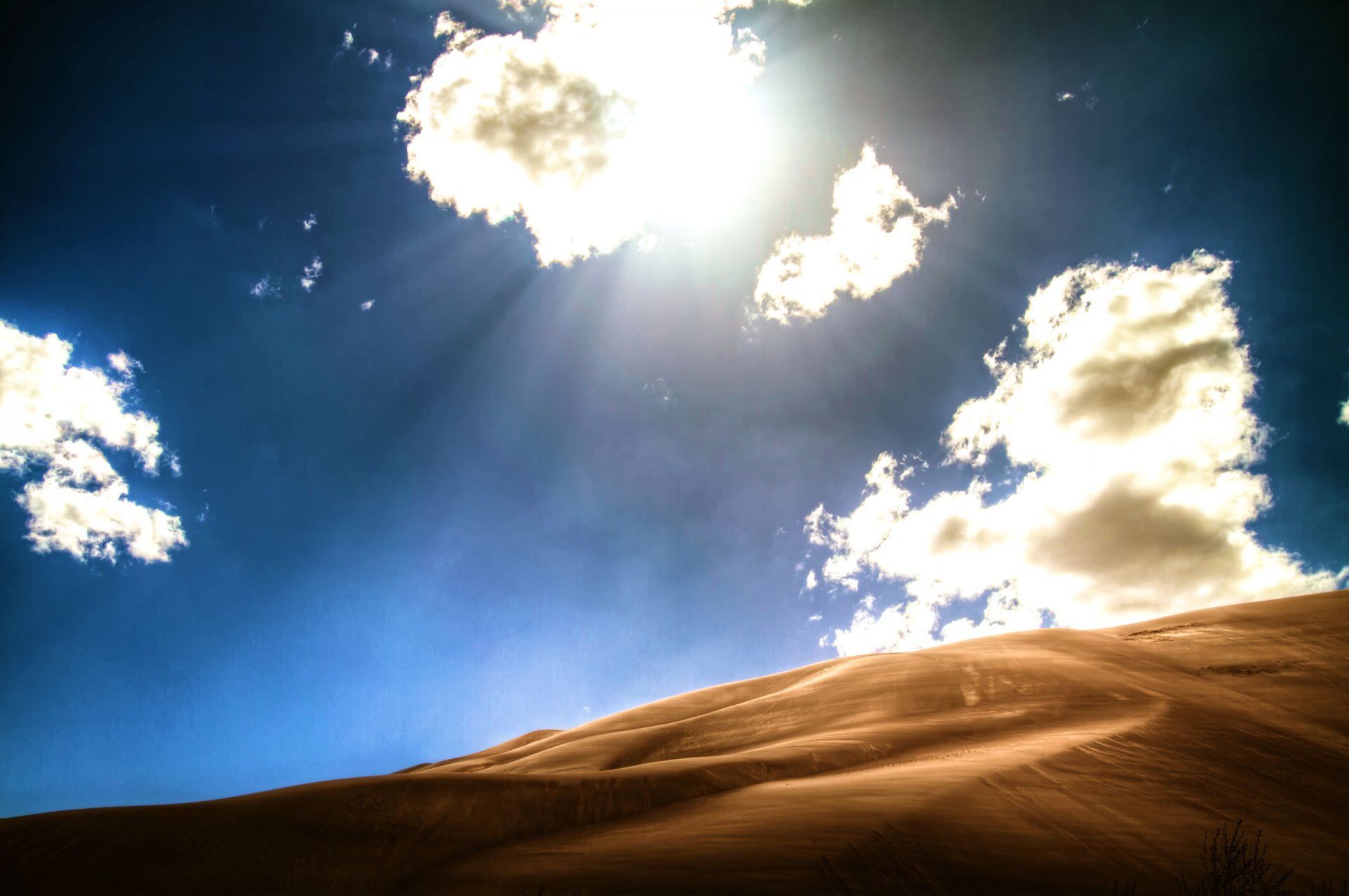 himmel wolken licht wüste dünen dünen sand