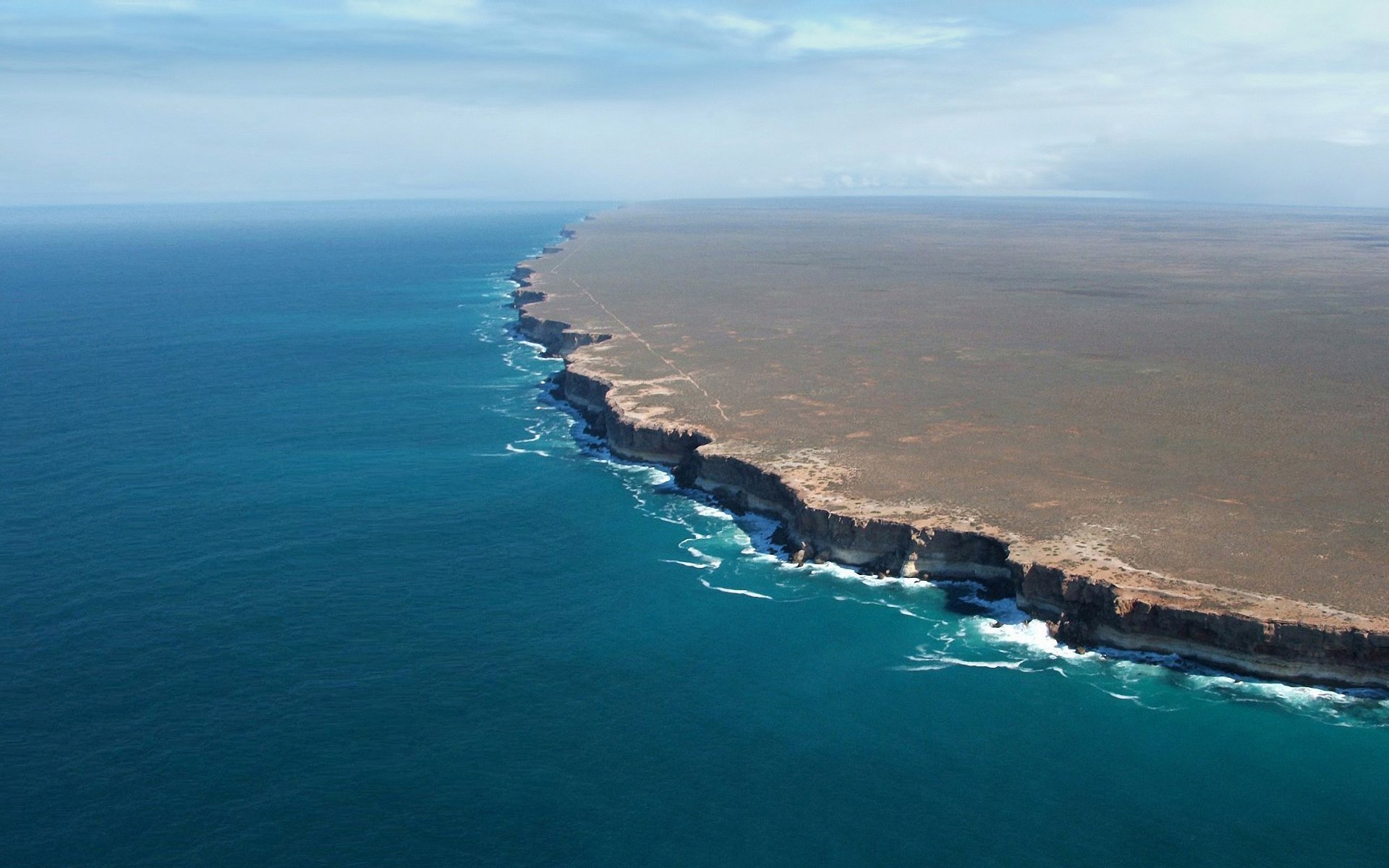 australia południowa nullarbor australia ocean brzeg