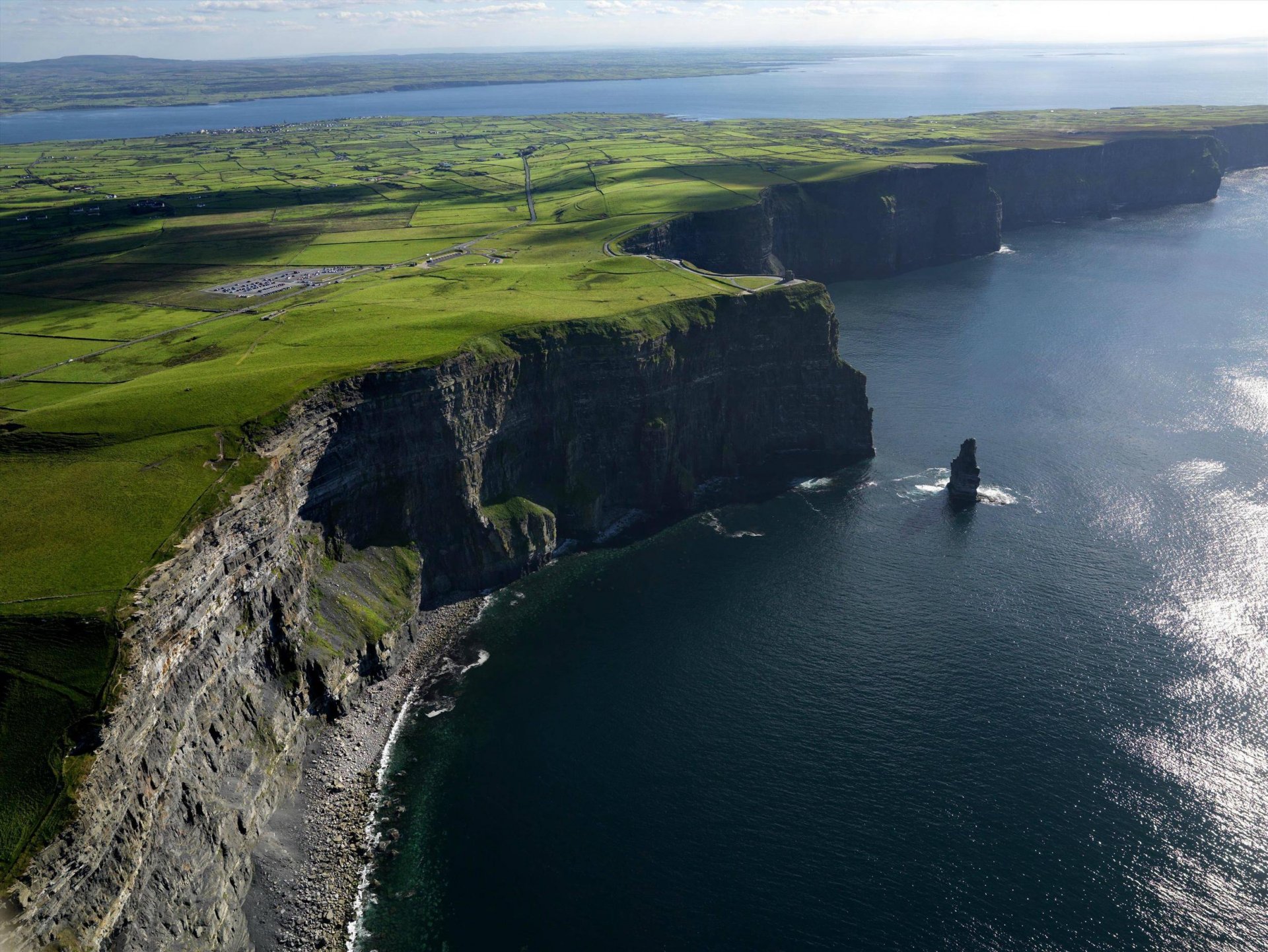 irlanda costa acantilado