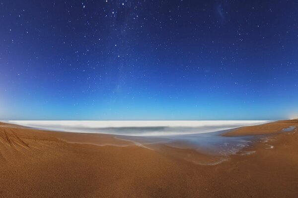 The Milky Way in the evening and at night