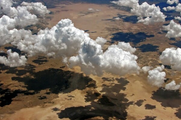 A fragment of the shadow nature flight