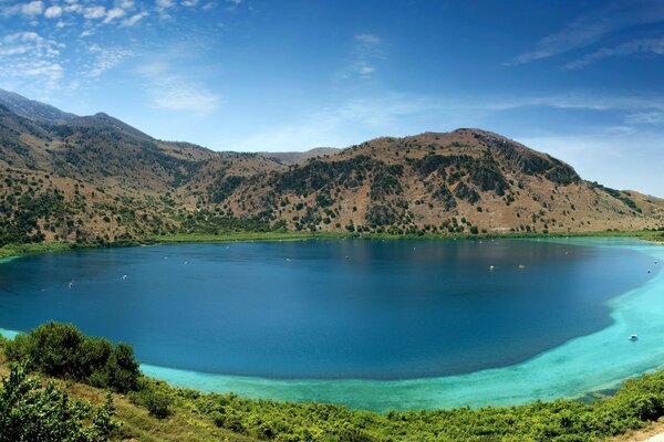 Landschaft Natur Bergsee