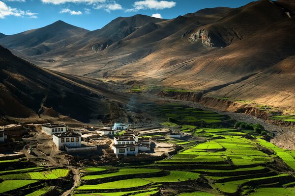 Entspannung Tibet Berge