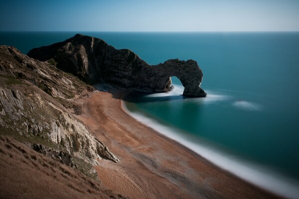 The coast of the country of Peru