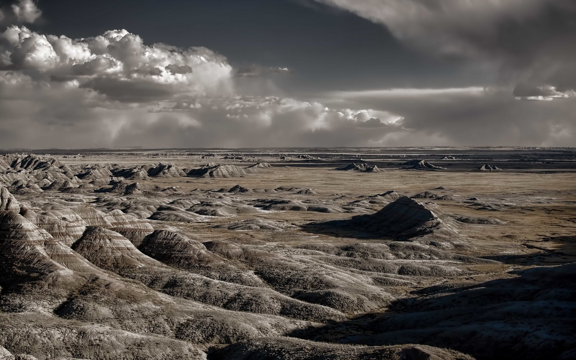 badlands national park nature landscape