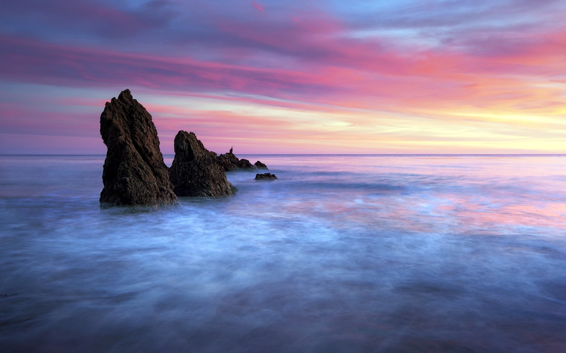 mare tramonto natura paesaggio