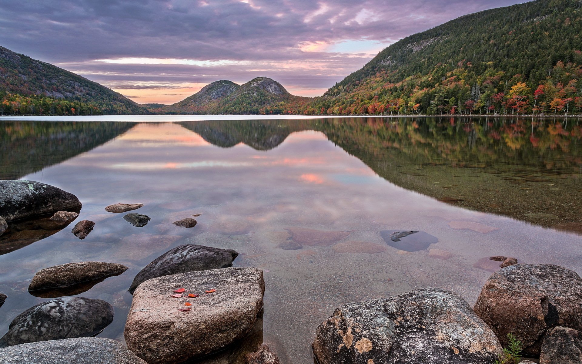 étang de jordanie acadia paysage