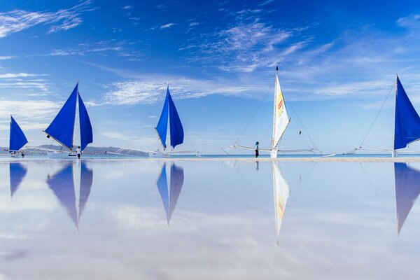 Meer Boot Segelboot Himmel