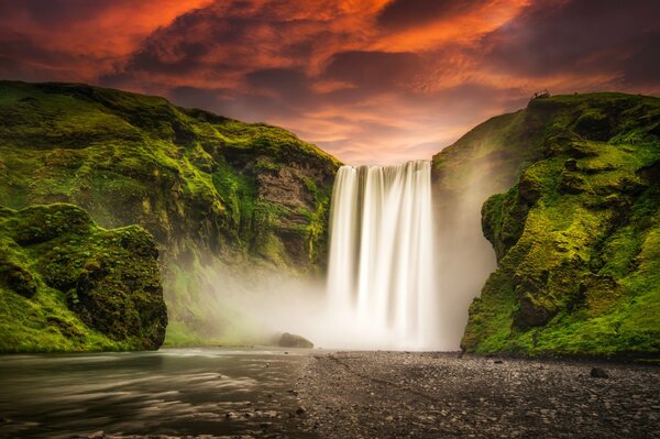 Belle cascade de beauté