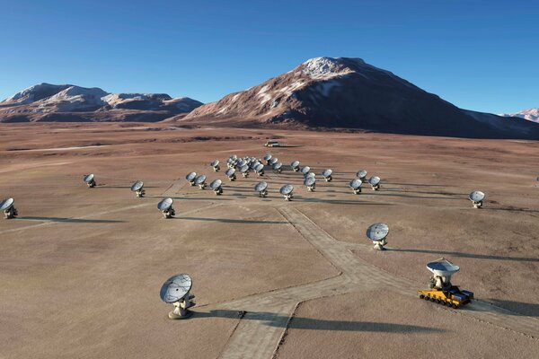 Hochebene auf 5000m Höhe mit Observatorium