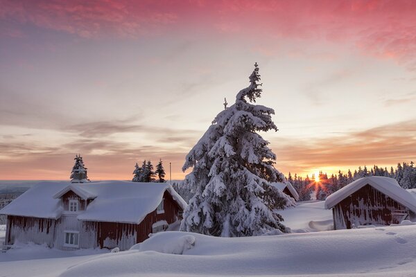 Racconto del mattino d inverno e casa meravigliosa