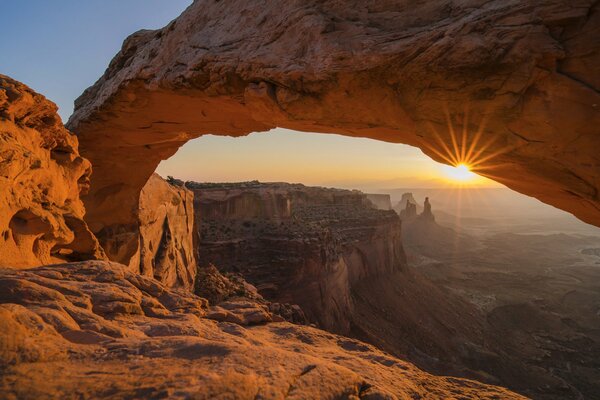 Sunset in the US National Park