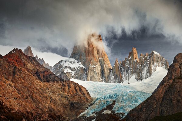 Südamerika Patagonien in den Bergen