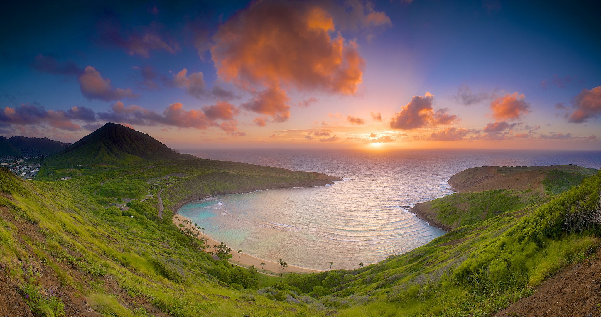 hawaii oahu island hanauma bay morgen