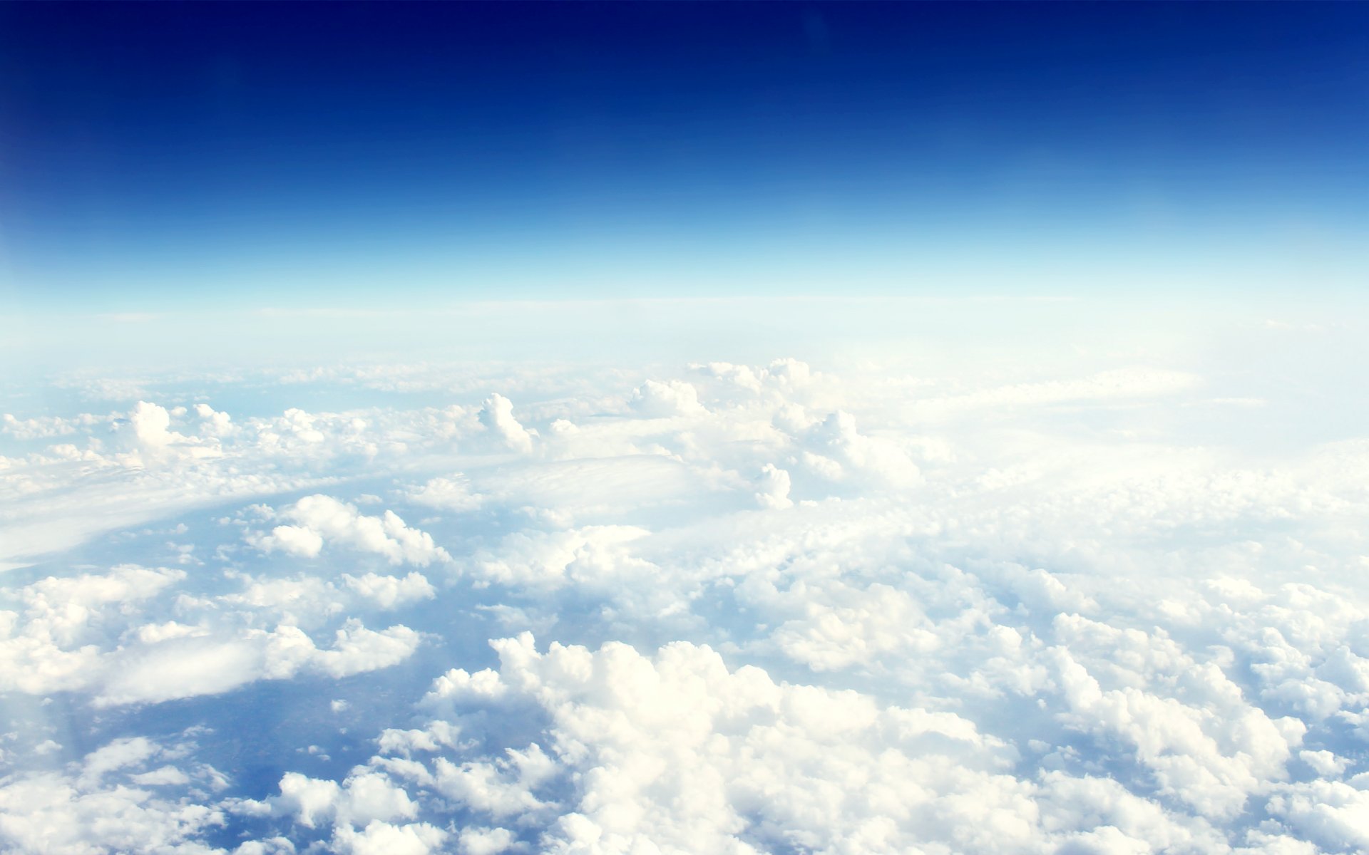 höhe himmel wolken ansicht