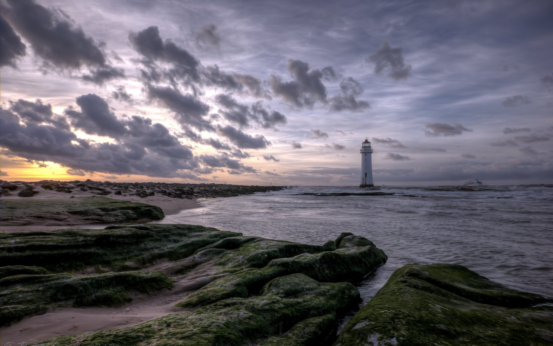 mare faro paesaggio