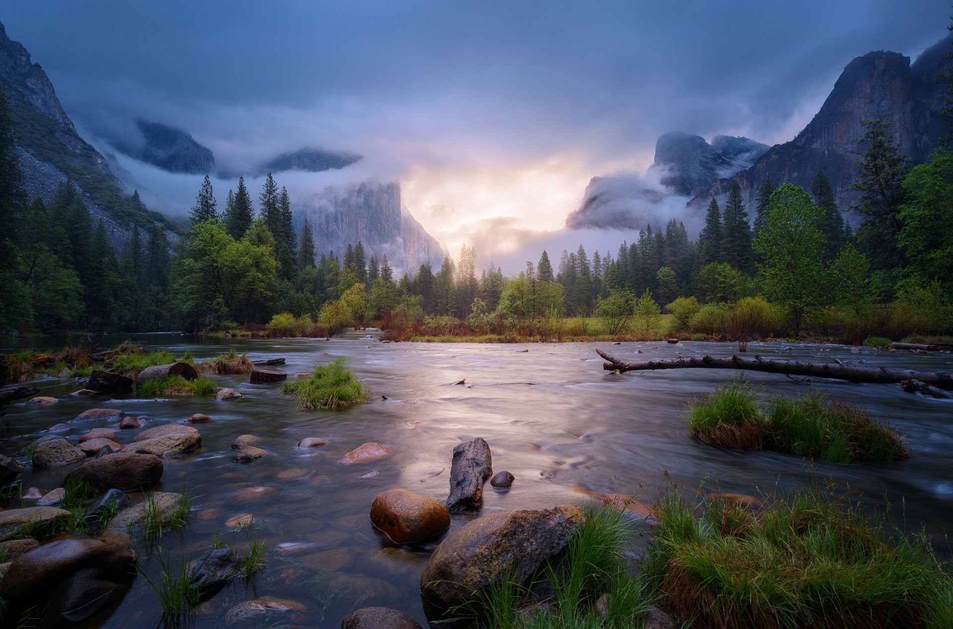 estados unidos estado california parque nacional yosemite primavera abril