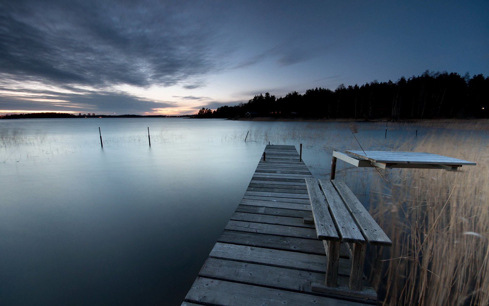 weden varmland skoghall lake bridge