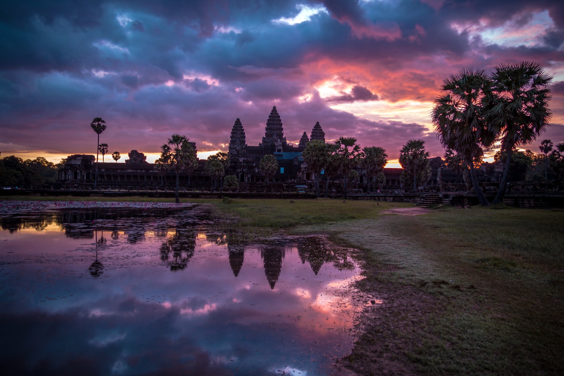 angkor wat kambodża krajobraz