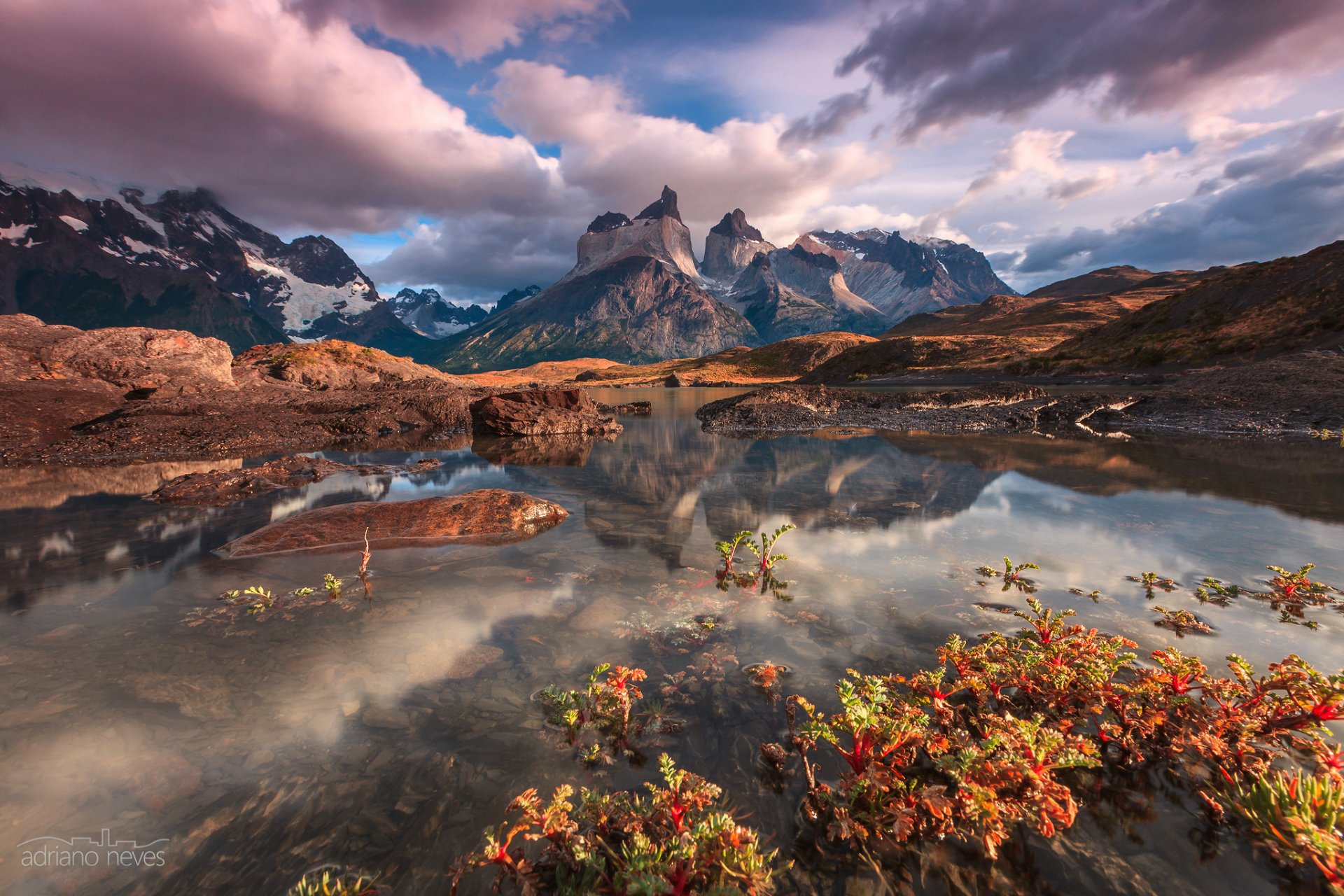 américa del sur chile patagonia parque nacional torres del paine montañas de los andes lago nordenskjöld febrero