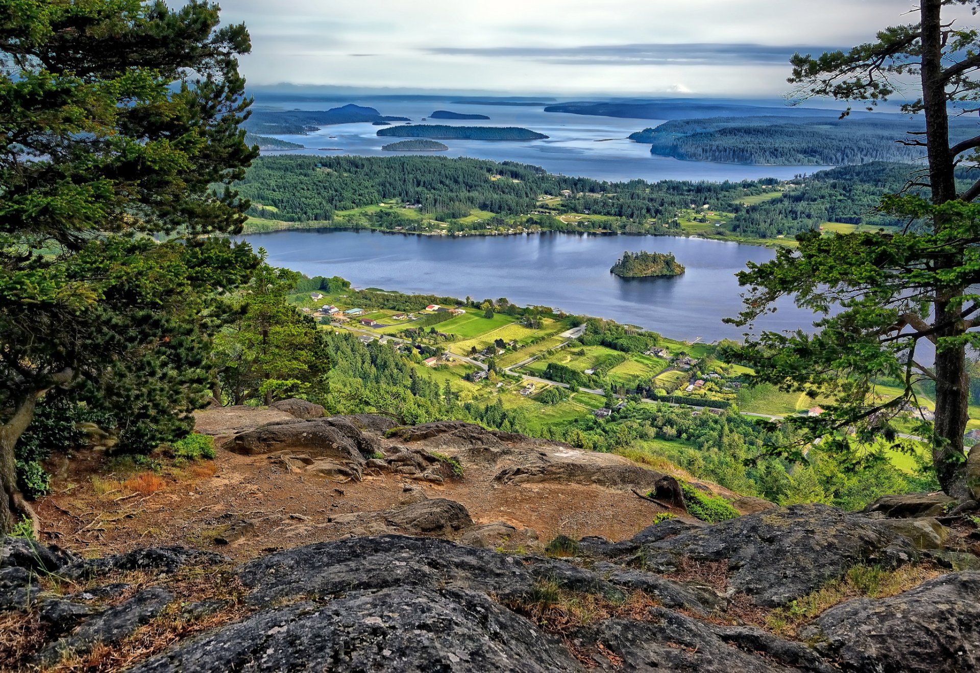 campbell see puget sound fidalgo island washington fidalgo island see buchten panorama