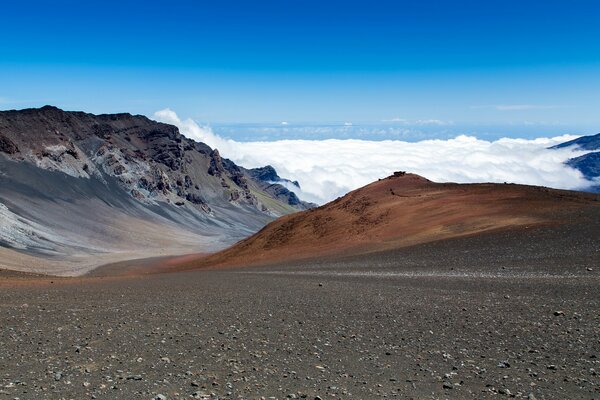 Vulcano Haleakala sull isola hawaiana di Maui